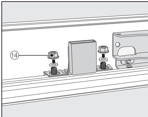 MIELE KF 2901 VI - Fixation et centrage de la façade de l'armoire - 9