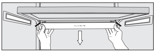 MIELE KF 2901 VI - Insertion des filtres à charbon Active AirClean - 1