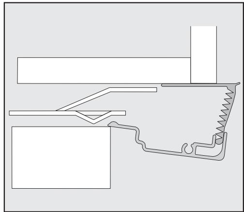 MIELE KF 2901 VI - Montage du support de fixation - 10