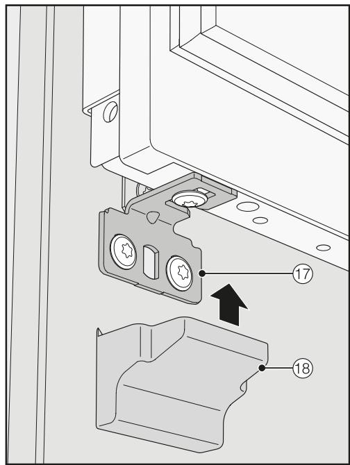 MIELE KF 2901 VI - Montage du support de fixation - 6