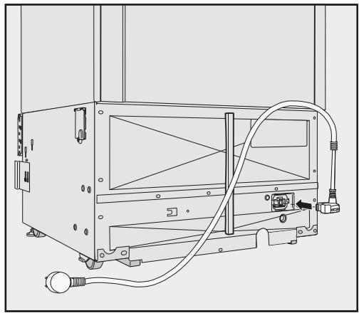 MIELE KF 2901 VI - Limiter l'angle d'ouverture de la porte - 3
