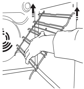 HOTPOINT-ARISTON FXJP6 - REMOVING AND REFITTING THE SHELF GUIDES - 2