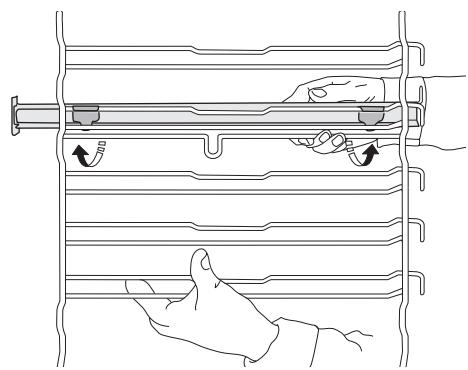 HOTPOINT-ARISTON FXJP6 - FITTING THE SLIDING RUNNERS (ONLY IN SOME MODELS) - 4