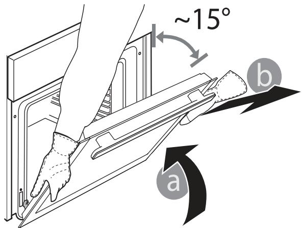 HOTPOINT-ARISTON FXJP6 - REMOVING THE DOOR - 5
