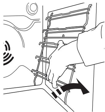 HOTPOINT-ARISTON FXJP6 - REMOVING AND REFITTING THE SHELF GUIDES - 3