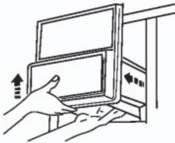 HAIER HRF664ISB2 - Pour retirer le bac à glaçons - 1