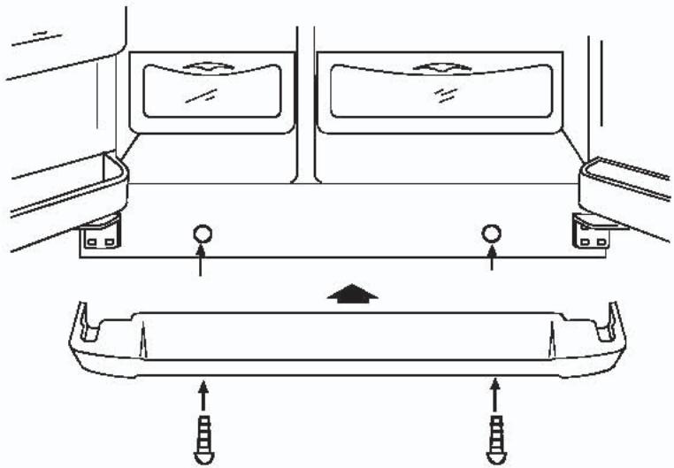HAIER HRF664ISB2 - Fixation de la plinthe du socle - 1