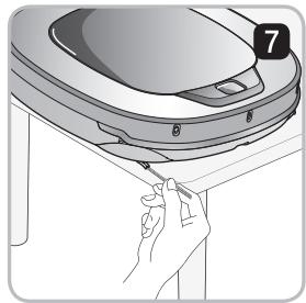 LG VR7426RR - Gestion de larosse latérale - 7