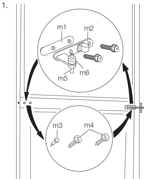 ELECTROLUX ENA34633W - Réversibilité de la porte - 1