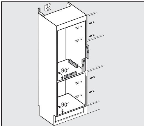 MIELE K 36483 IDF - Déplacer la porte du dé congélation - 4