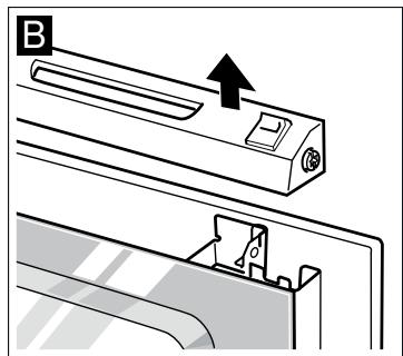 SIEMENS HB65LA560F - Enlever le recouvrement de la porte - 2