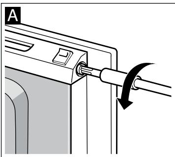 SIEMENS HB65LA560F - Enlever le recouvrement de la porte - 1