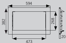 MEPAMSA CUBIK 605 - Inset Mwe 17 grill inox microondas - 9