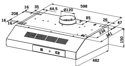 MEPAMSA CUBIK 605 - Dimensiones - 1