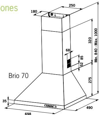 MEPAMSA CUBIK 605 - Dimensiones - 1