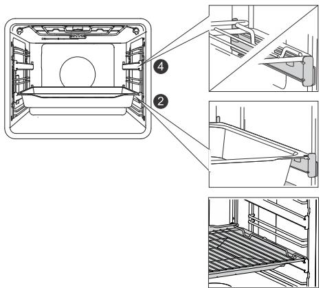 GORENJE BPS6737E14BG - Guides coulissants fixes - 1