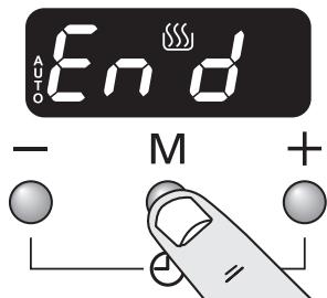 FALCON ELAN 90 INDUCTION RG - Rerégler le rappel des minutes - 4