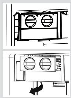 DE DIETRICH DKD1145W - Avertissements relatifs aux réglages de température - 1
