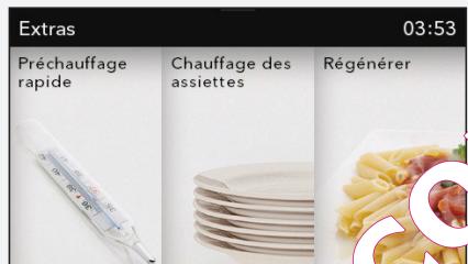 ASKO OCS8687A - OCS8687B - Étape 5 : selection des fonctions complementaires (menu EXTRAS) - 4