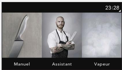 ASKO OCS8687A - OCS8687B - B) cuisson par selection manuelle des réglages (menu pro et vapeur) - 1