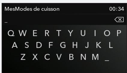 ASKO OCS8687A - OCS8687B - Sauvegarde des programmes définis par l'utilisateur (mes favoris) - 1