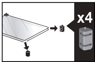 BRANDT QUICK AND STEAM - Veillez à bien repérer le sens de montage de cette 1ÈRE vitre (face brillante vers vous) - 3