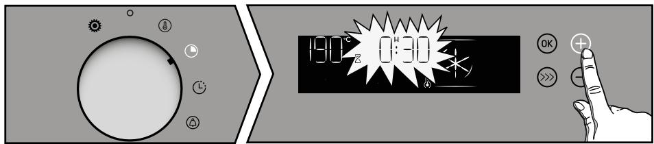 BRANDT QUICK AND STEAM - Modification de la durée - 1