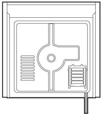 SMEG SF64M3DX - Position du câble d'alimentation - 1