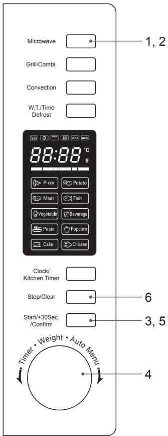 KENWOOD K30CSS14E - mikroaaltouunin käytäminen - 3