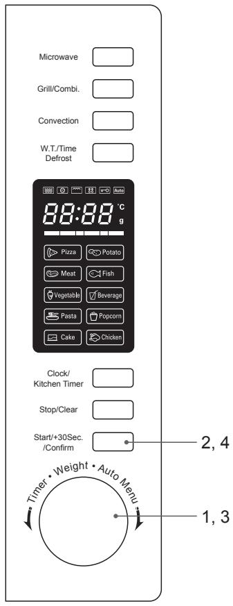 KENWOOD K30CSS14E - meat menu - 2
