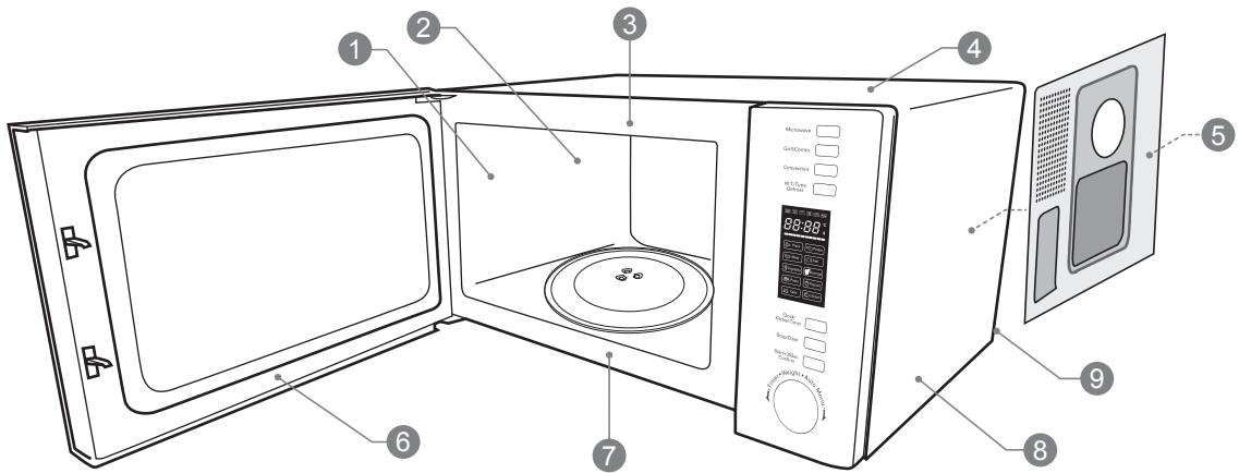 KENWOOD K30CSS14E - rengjørre mikrobølgeovnen - 1