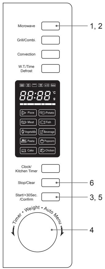 KENWOOD K30CSS14E - tillagning i mikrovågsugn - 3