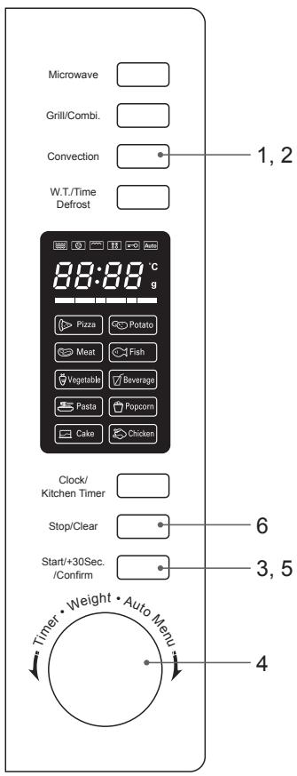 KENWOOD K30CSS14E - Varmluftskogning (eden forvarmning) - 3