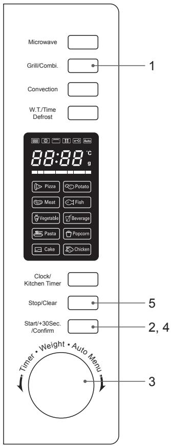 KENWOOD K30CSS14E - grilling eller kombinasjonskoking - 3