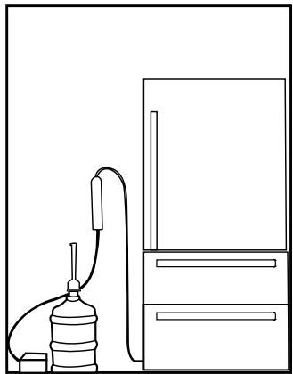 BEKO GNE60531XBRN - Fixation du filtre externe au mur (en option) - 8