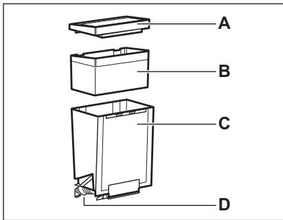 ELECTROLUX LRI1DF39W  -  LRI1DF39X - Unité de réserve d'eau - 1