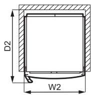 ELECTROLUX LRI1DF39W  -  LRI1DF39X - Dimensions - 4