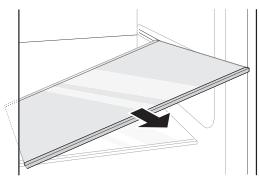 LG GLM71MCCSD - Retrait / remontage de l'étagère - 2