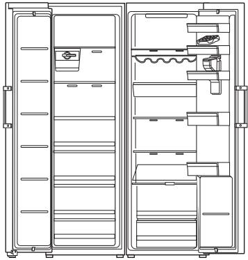 LG GLM71MCCSD - Raccordement du congélateur et du réfrigérateur - 1
