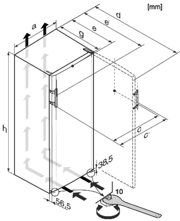 LIEBHERR K2834-20 - Dimensions - 1