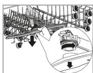 BOMANN GSP 7408 - Cleaning the spray arms - 1