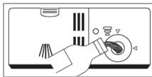 BOMANN GSP 7408 - Fill in the rinse aid - 2