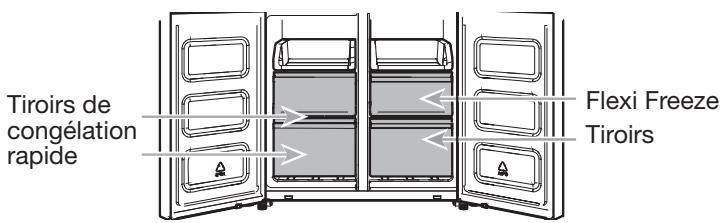 WHIRLPOOL WQ9 B1L - Tiroirs du congélateur - 1