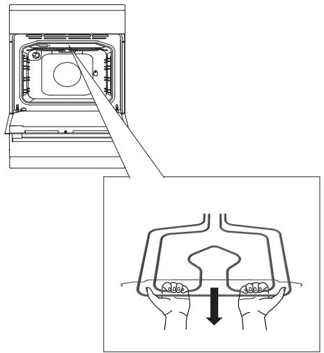 GORENJE EC637E111XKV - Nettoyage de la VOUTE du FOUR - 1
