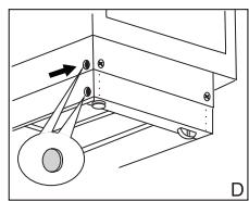 GORENJE EC637E111XKV - Mise en PLACE de l'appareil (sur certains modèles) - 6