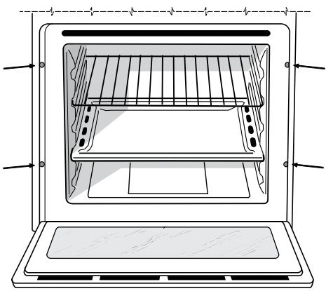 HOTPOINT FH53IX/HAS - Centrage et fixation - 1