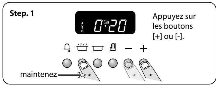 FALCON NUS 90 INDUCTION - Réglage d'une durée de cuisson (four) - 1