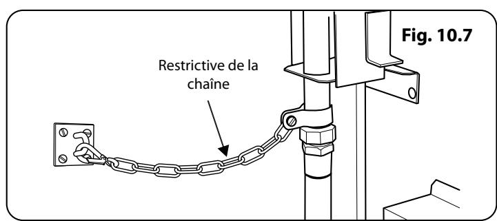 FALCON NUS 90 INDUCTION - Fixation de l'équerre ou chaîne de stabilisation - 4