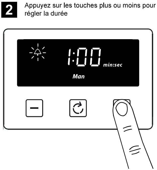 BELLING FARMHOUSE 60DF - Réglage du compte à rebours - 2