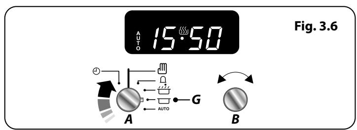 FALCON MODERN PROFESSIONAL+ 110 INDUCTION (CRA¨ME) - Mise en marche et arrêt du four avec minuterie - 6